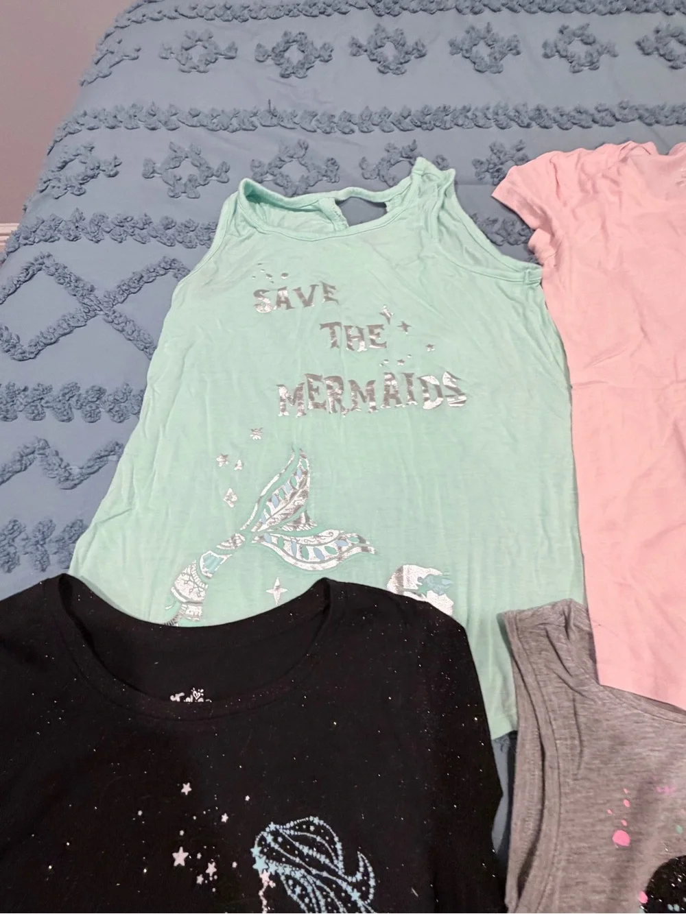 Justice Girls Summer Tops & Shorts Bundle Size 10 & 12 8 Pc